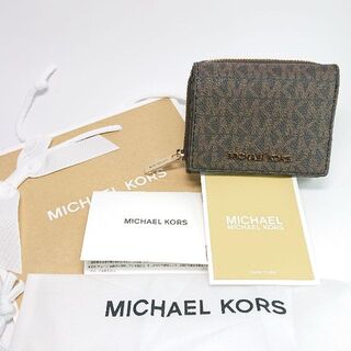 Michael Kors - 【新品未使用】マイケルコース 三つ折り財布 ブラウン1