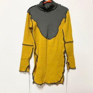 コドモビームス(こどもビームス)の美品♡GRIS グリ リブ ハイネック カットソー トップス S(Tシャツ/カットソー)