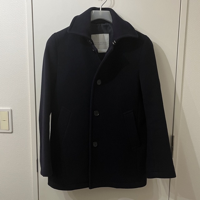 Mackintosh Pコート ネイビー 紺 38 マッキントッシュ