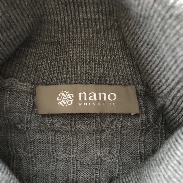 nano・universe(ナノユニバース)のメリノウールニット Ｓ ナノユニバース メンズのトップス(ニット/セーター)の商品写真