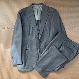 セール！【美品】アルフォンソシリカ ウール 高級スーツ 44(セットアップ)