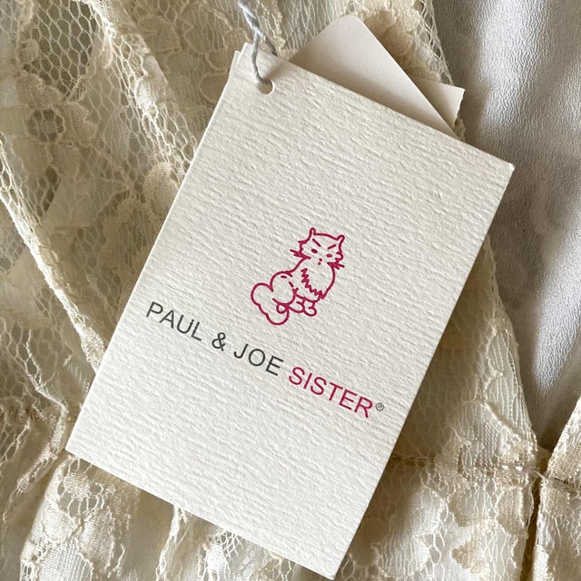 PAUL & JOE SISTER(ポール&ジョーシスター)のにこまる様専用●ポール&ジョーレースワンピース オフホワイト 【新品】 レディースのワンピース(ひざ丈ワンピース)の商品写真