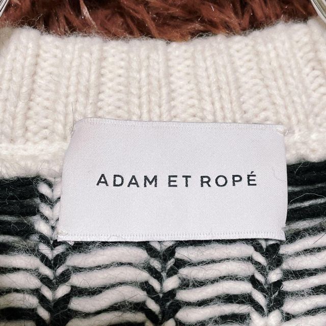 Adam et Rope'(アダムエロぺ)のアダムエロペ　フェアアイル柄ニット　ノルディック　求心　肉厚　アルパカ レディースのトップス(ニット/セーター)の商品写真