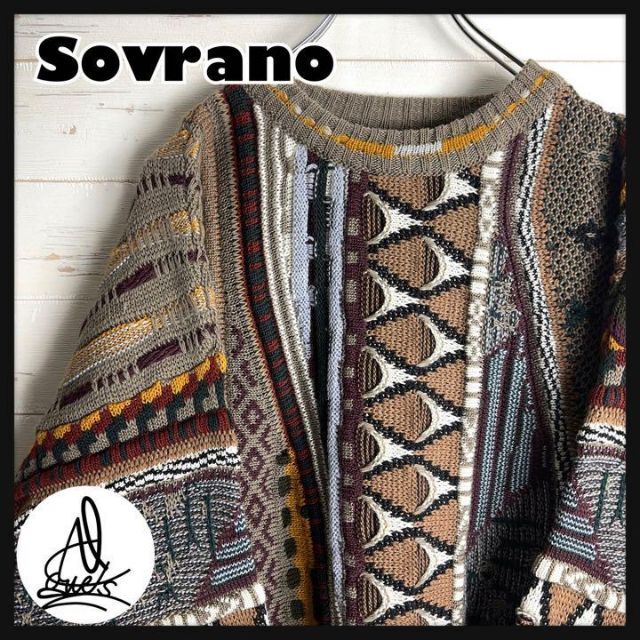 《オーストラリア製》Sovrano☆3Dニット　pure new wool