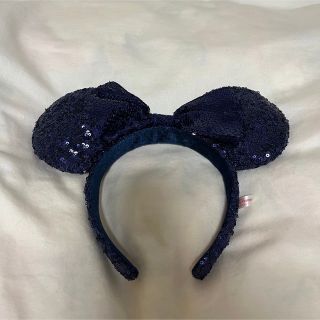 ディズニー(Disney)のミニー　カチューシャ　ネイビー(カチューシャ)