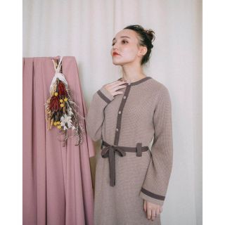 メリージェニー(merry jenny)の一歩下がるニットワンピース*lebecca boutique(ロングワンピース/マキシワンピース)