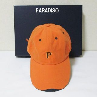 Paradiso - 新品未使用Paradiso パラディーゾ キャップ 帽子　オレンジ