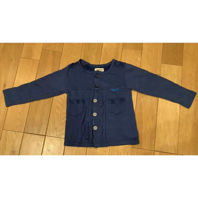 RAG MART(ラグマート)のRAGMART スウェット生地カーディガン　110cm キッズ/ベビー/マタニティのキッズ服男の子用(90cm~)(カーディガン)の商品写真