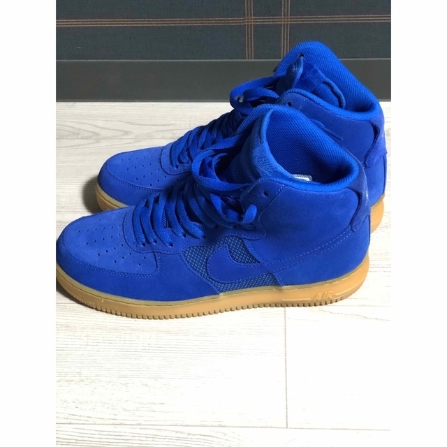 NIKE(ナイキ)の【超希少】　air force 1 high 07 LV8 blue suede メンズの靴/シューズ(スニーカー)の商品写真