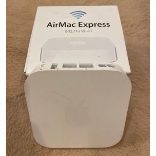 アップル(Apple)の【美品】Apple AirMac express(PC周辺機器)