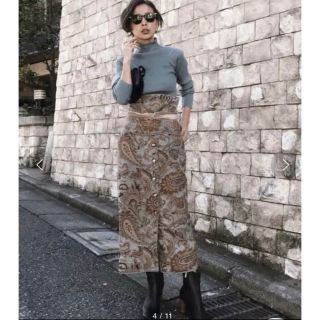 アメリヴィンテージ(Ameri VINTAGE)のPAISLEY RUG SKIRT(ロングスカート)