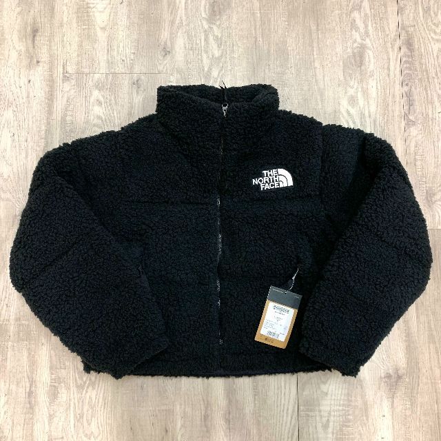 ブラックサイズ日本未発売品 Mサイズ ウィメンズ ノースフェイス ハイパイルヌプシ ジャケット