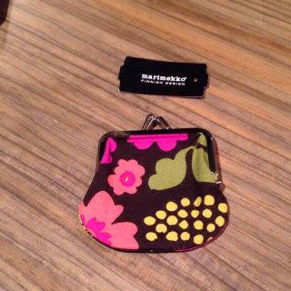 マリメッコ(marimekko)の値下げ中♡マリメッコがま口♥️新品🎵(ポーチ)