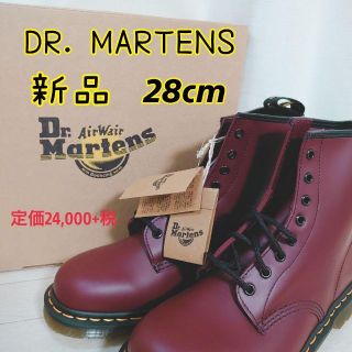 ドクターマーチン(Dr.Martens)の新品未使用 Dr.Martens ブーツ 1460 8ホール チェリーレッド(ブーツ)