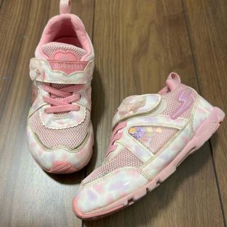 スーパースター(SUPERSTAR)のムーンスター✴︎スーパースター✴︎女の子ピンクスニーカー17.5cm(スニーカー)