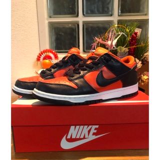 ナイキ(NIKE)のNIKE DUNK UNIYERSITY ORANGE CHAMP 専用(スニーカー)