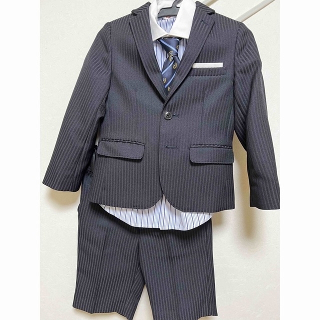 BEAMS DESIGN(ビームスデザイン)のwaltz by BEAMS キッズフォーマルスーツ　セット110cm男子 キッズ/ベビー/マタニティのキッズ服男の子用(90cm~)(ドレス/フォーマル)の商品写真