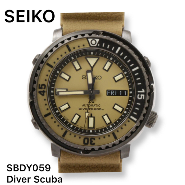 SEIKO プロスペックスSBDY059ダイバーズ　カーキ　ＳＳ／ラバー