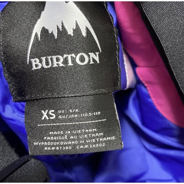 お値下げ！美品★バートン　BURTON　キッズ　ビブパンツ　スノーボード