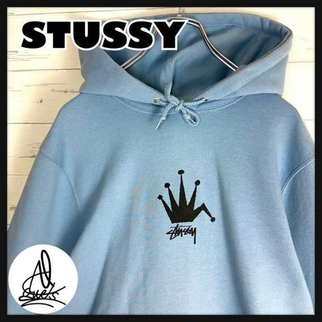 STUSSY - 《希少カラー》ステューシー☆名作パーカー センターロゴ