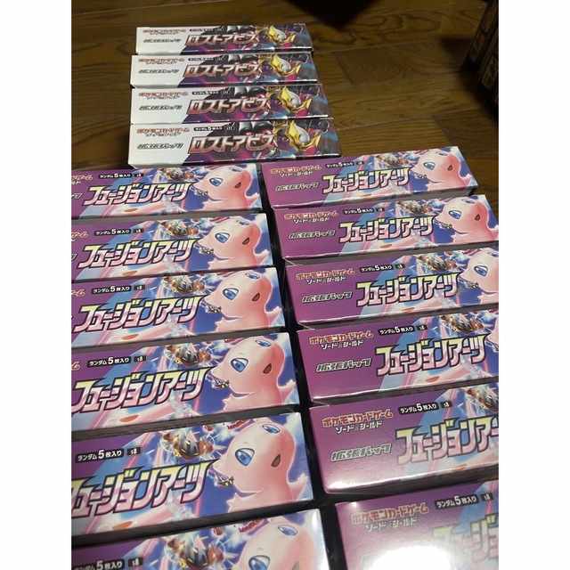 人気TOP ポケモン - フュージョンアーツ 12BOX ロストアビス4BOXシュリンク付き Box/デッキ/パック