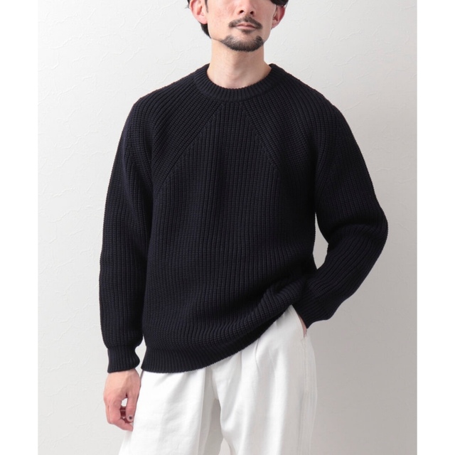 BATONER(バトナー)の【BATONER/バトナー】SIGNATURE CREW NECK ニット メンズのトップス(ニット/セーター)の商品写真