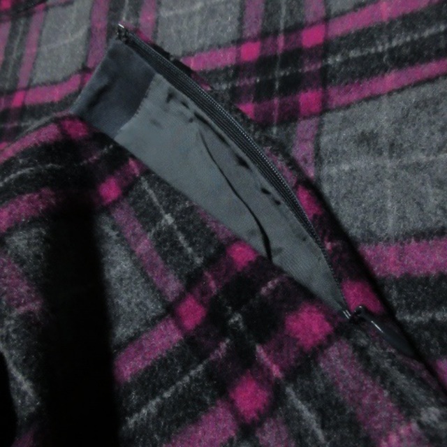 ANAYI(アナイ)のアナイ  スカート タイト ミモレ ロング メルトン チェック 38 ピンク レディースのスカート(ロングスカート)の商品写真