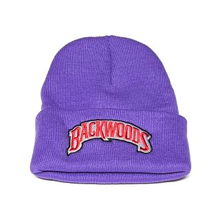 BACKWOODS Knit Cap Purple(ニット帽/ビーニー)