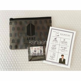 ボウダンショウネンダン(防弾少年団(BTS))の編集中BTS Army Membership kit ブックマーク ポーチ(アイドルグッズ)