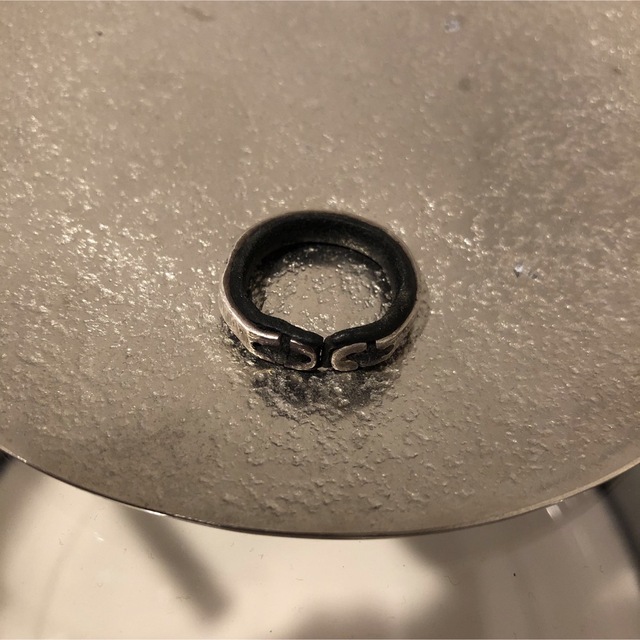 m.a+ エムエークロス　3mm silver leather ring