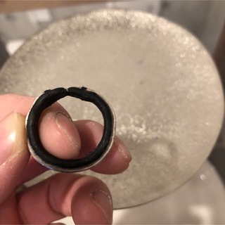 m.a+ エムエークロス　3mm silver leather ring