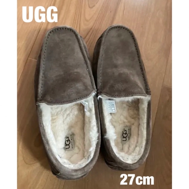 UGG(アグ)のUGG スリッポン　ファー　27cm 米国購入　 メンズの靴/シューズ(スリッポン/モカシン)の商品写真