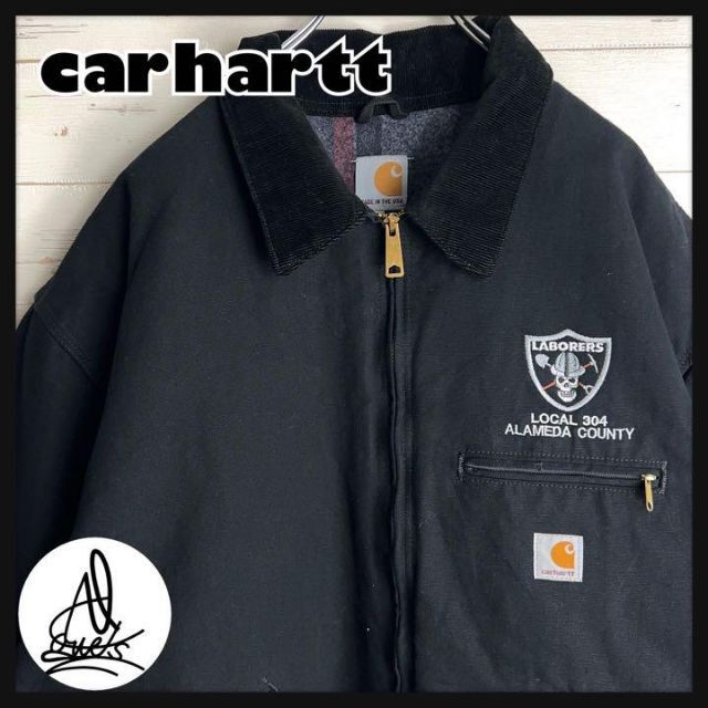 carhartt - 《希少サイズ》カーハート☆デトロイトジャケット刺繍ロゴ