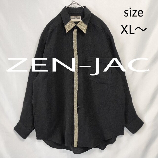 【日本製！】ZEN-JAC  比翼仕立て長袖シャツ
