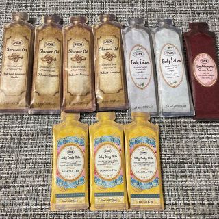 サボン(SABON)のサボン　ボディローション　シャワーオイル　ボディミルク他サンプルセット(サンプル/トライアルキット)