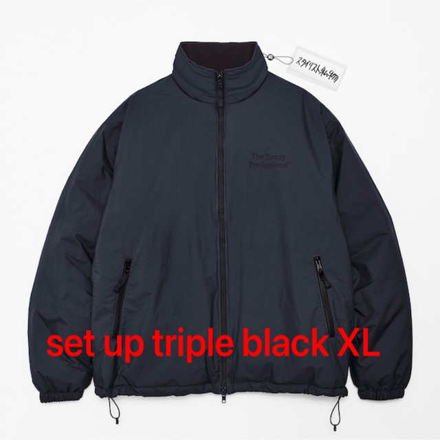 大人気の NYLON ENNOY - SELECT 1LDK PADDED black XL JACKET+PANTS