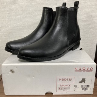 ヌォーボ(Nuovo)のNUOVO サイドゴア 黒(ブーツ)