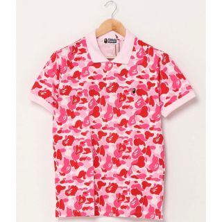 アベイシングエイプ(A BATHING APE)のピンク　カモフラージュ柄　Tシャツ(Tシャツ/カットソー(半袖/袖なし))