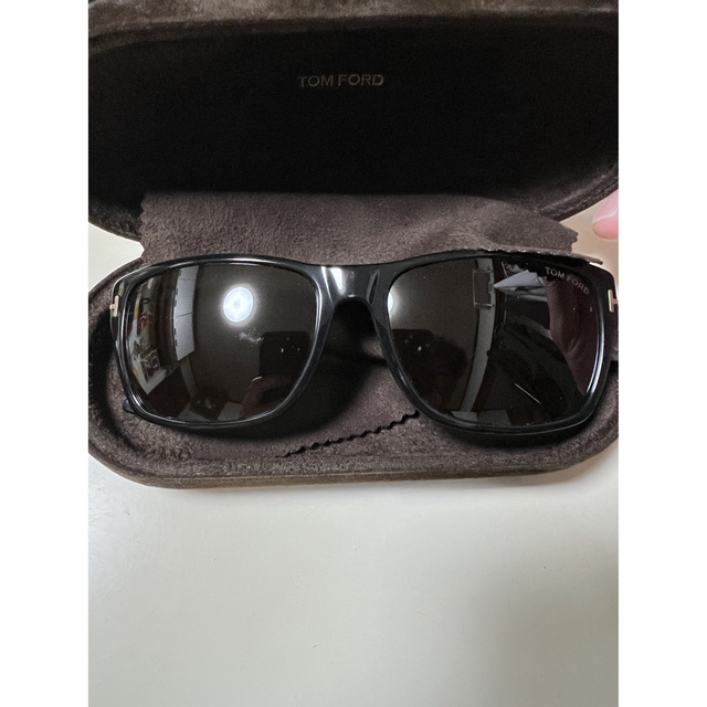 極美品 トムフォード TOM FORD サングラス アイウェア Mason TF445-F カラーレンズ メンズ 59□17-140 ブラウン