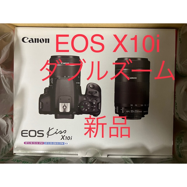 爆買い!】 Canon - canon EOS Kiss X10i ダブルズームキット 一眼レフ