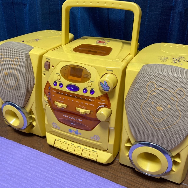 くまのプーさん CD コンポ ラジカセ レア! くまのプーさん CD コンポ ラジカセ レア!