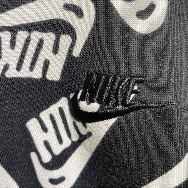 美品 NIKE ナイキ プルオーバーパーカー 総柄 メンズMサイズ