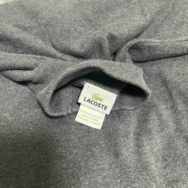 lacoste ハーフジップ　珍品