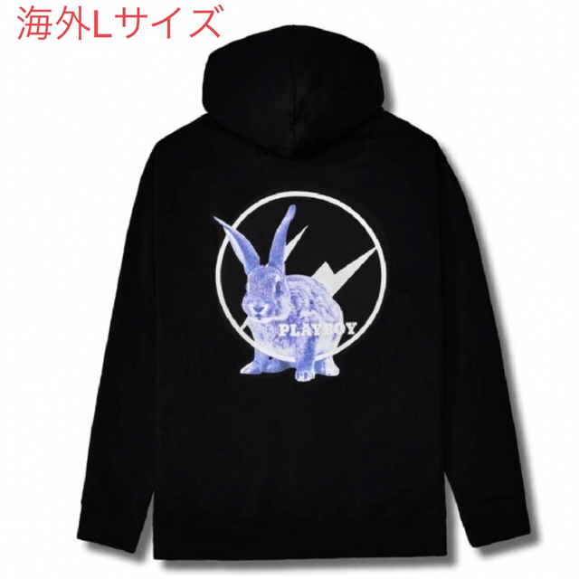 FRAGMENT(フラグメント)のfragment Playboy Bunny Black Hoodie Lサイズ メンズのトップス(パーカー)の商品写真