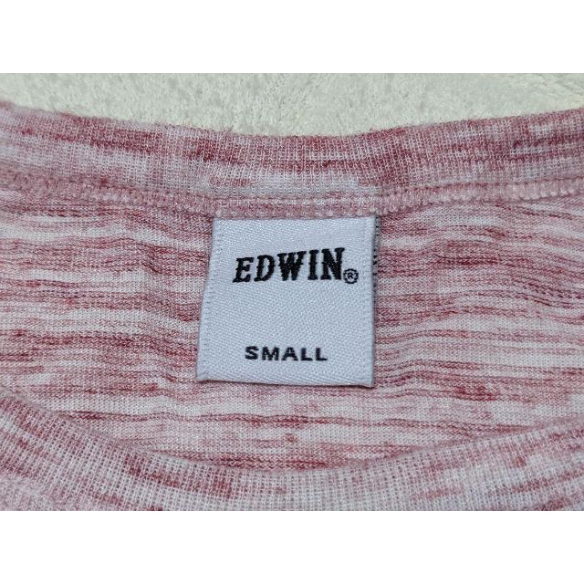 EDWIN(エドウィン)の【美品】EDWIN　エドウィン　Tシャツ　半袖　トップス　ピンク メンズのトップス(Tシャツ/カットソー(半袖/袖なし))の商品写真