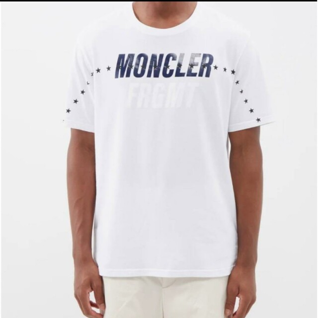 新品moncler fragmentフラグメントジーニアスTシャツロンT 黒白M