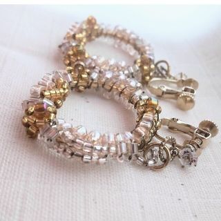 マツノグラスビーズ(MATSUNO GLASS BEADS)のマツノグラスビース イヤリング(イヤリング)
