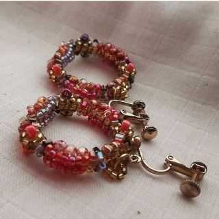 マツノグラスビーズ(MATSUNO GLASS BEADS)のマツノグラスビース イヤリング(イヤリング)