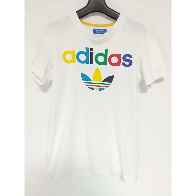 adidas(アディダス)のadidas originals ビッグロゴ 半袖Tシャツ XS 白 アディダス メンズのトップス(Tシャツ/カットソー(七分/長袖))の商品写真