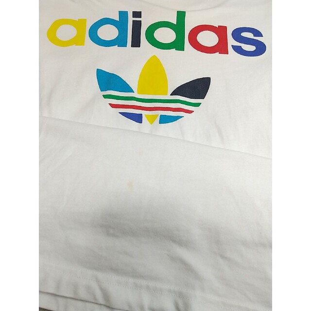 adidas(アディダス)のadidas originals ビッグロゴ 半袖Tシャツ XS 白 アディダス メンズのトップス(Tシャツ/カットソー(七分/長袖))の商品写真